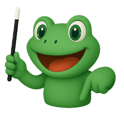 TestMagic Frog Mascot